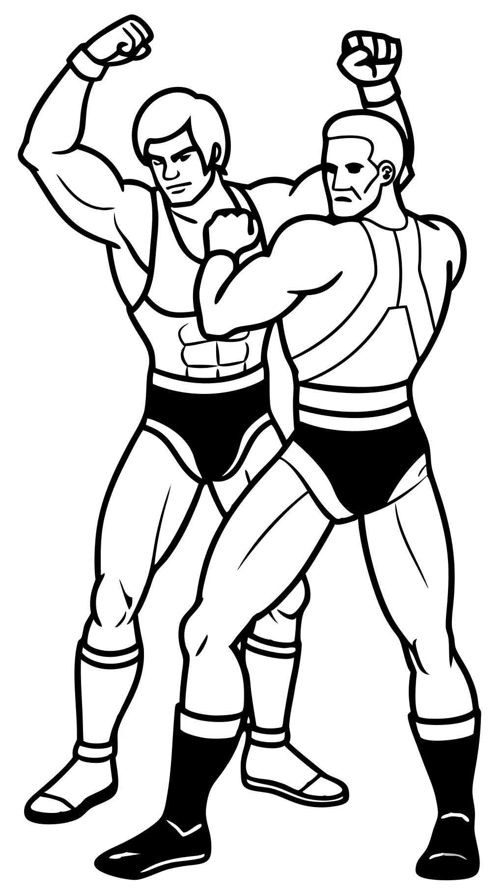 pro wrestling coloring pages